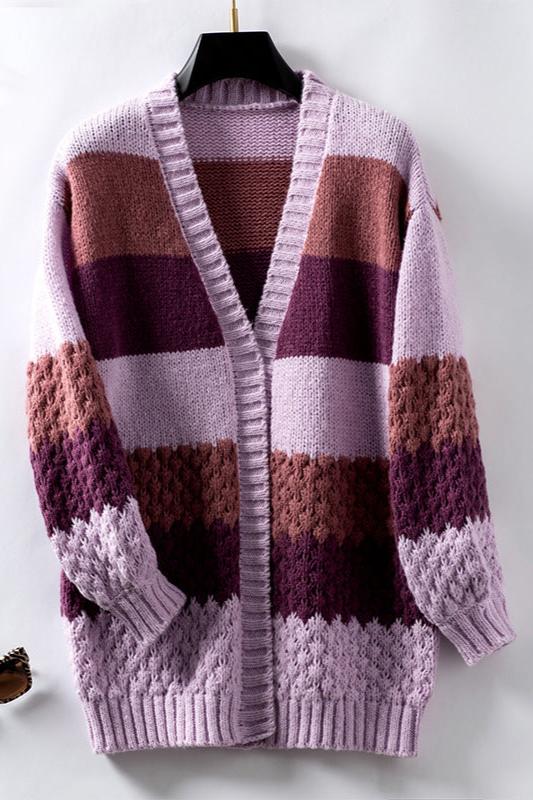 AMBER | WOMEN'S OVERSIZED KNIT CARDIGAN