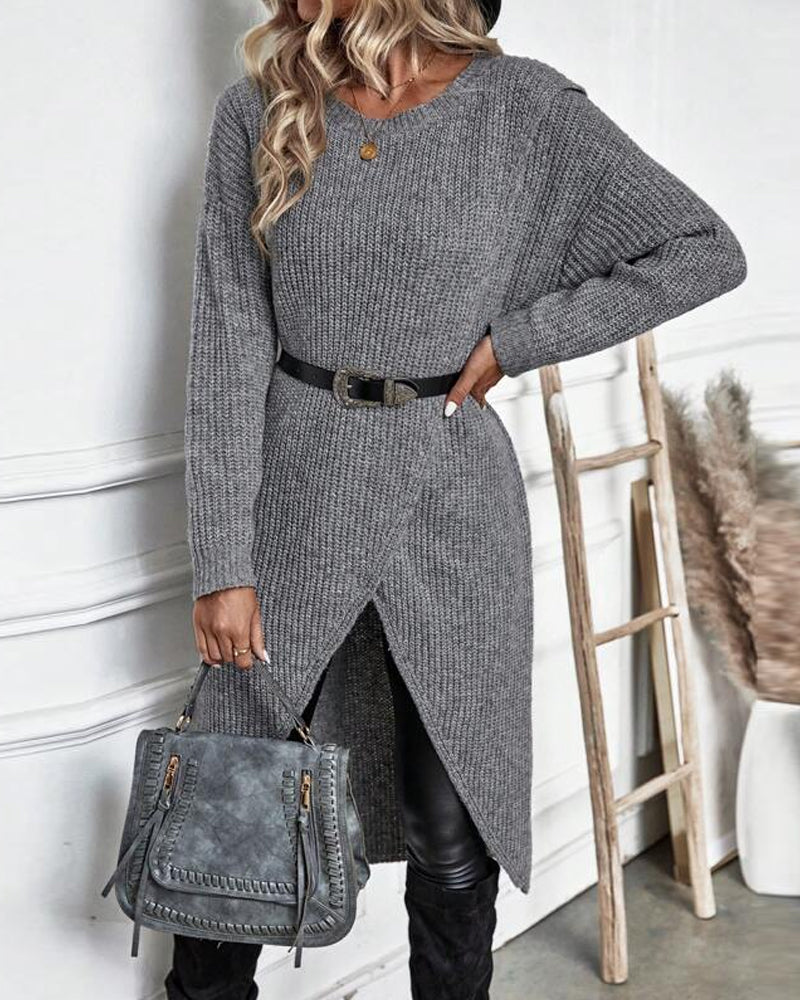 KIRSTY | ELEGANT STYLISH SWEATER DRESS