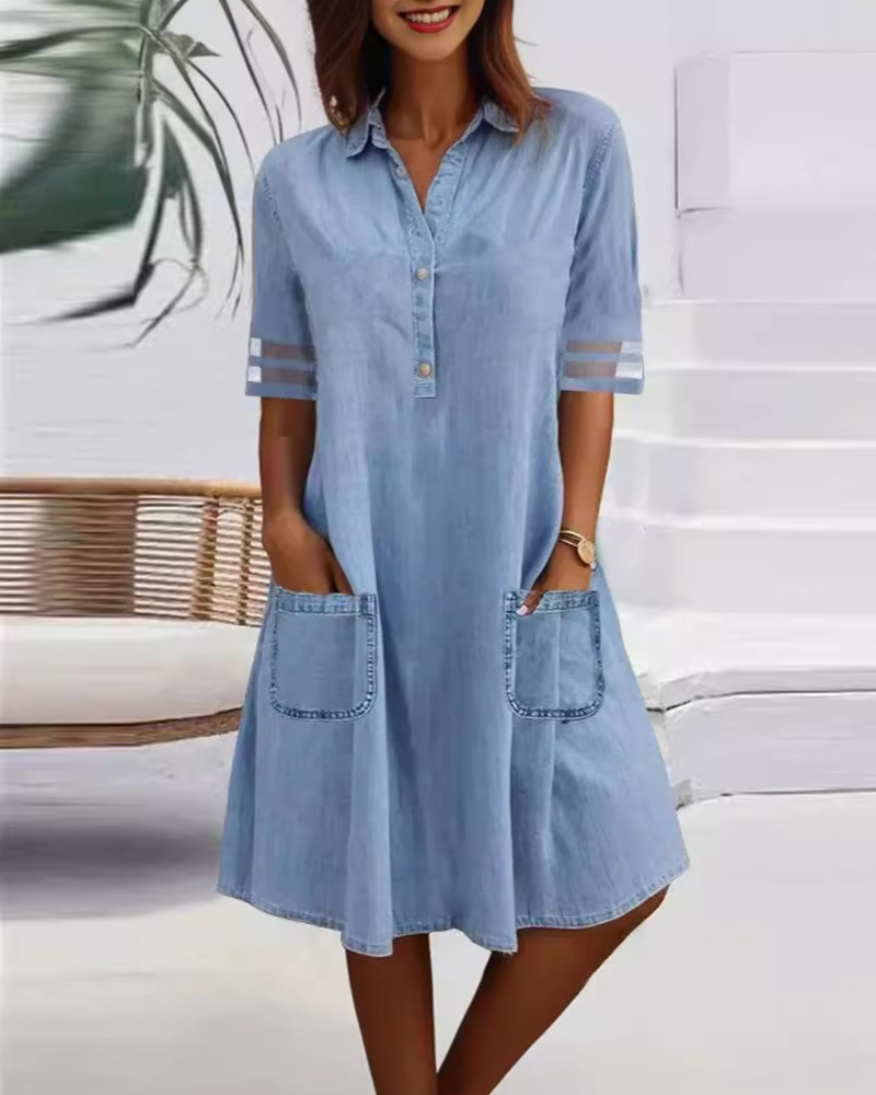 MYLA - CLASSIC-FIT DENIM DRESS