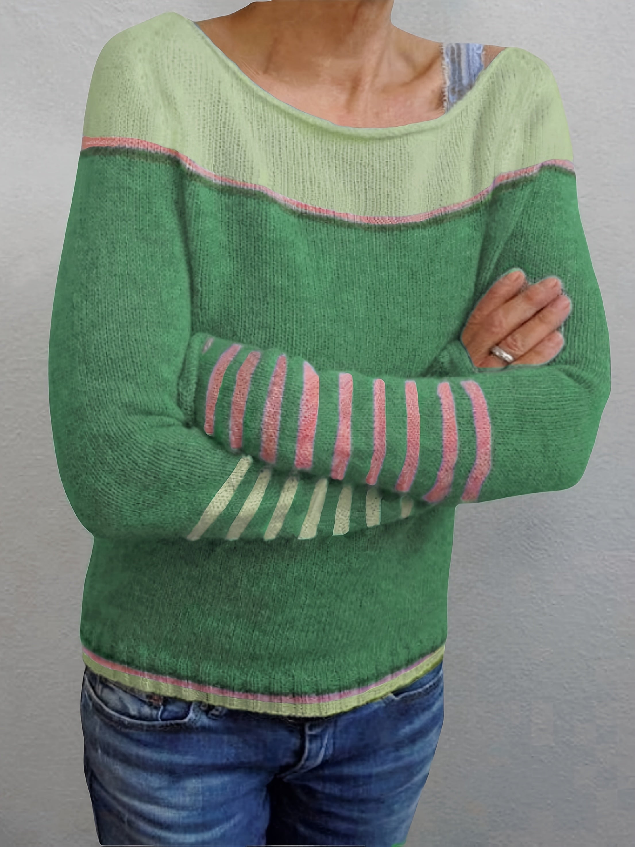 MYRABEL | RELAXED-FIT STRIPED SWEATER
