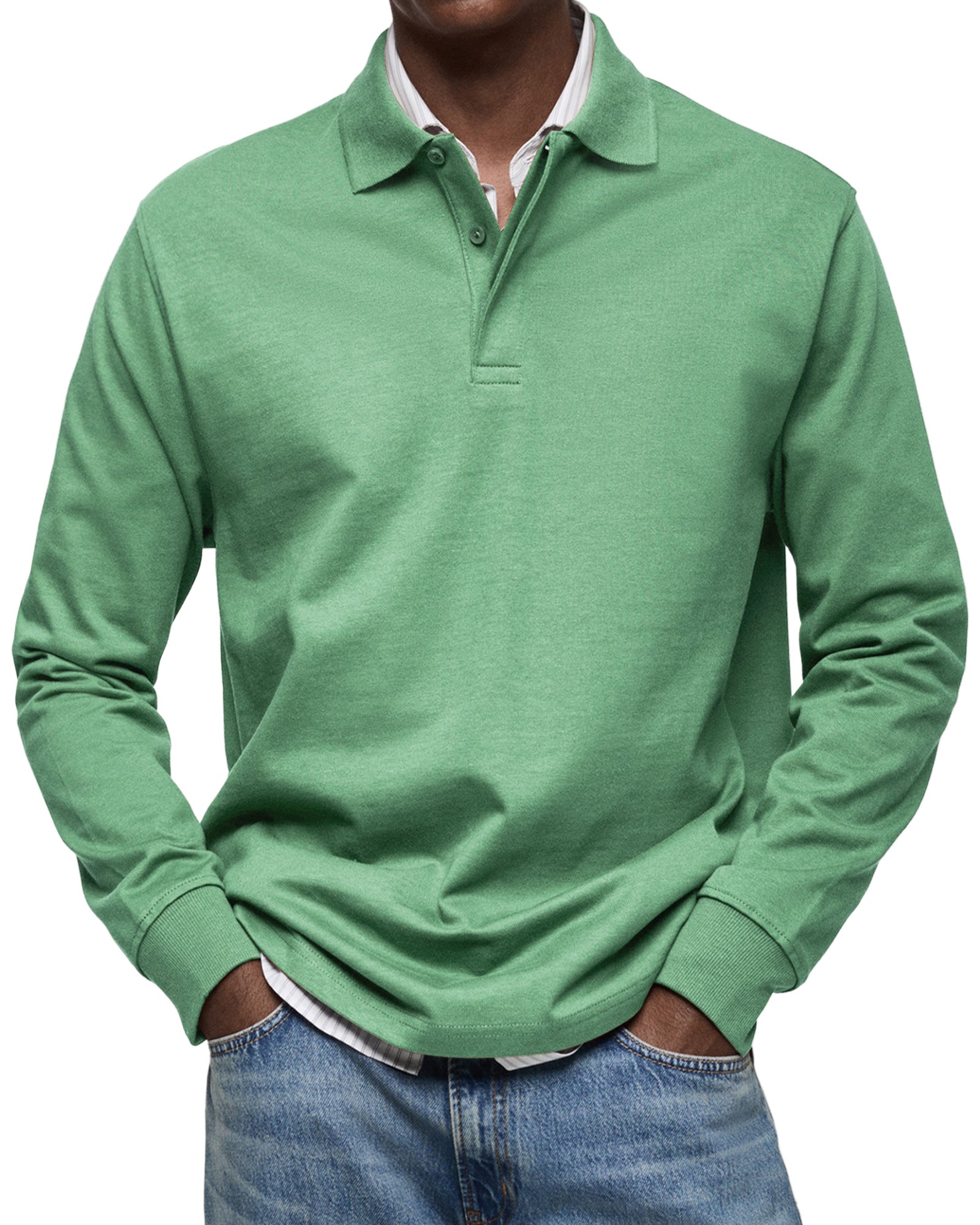 ALEXANDER – STYLISH LONG-SLEEVE POLO SHIRT