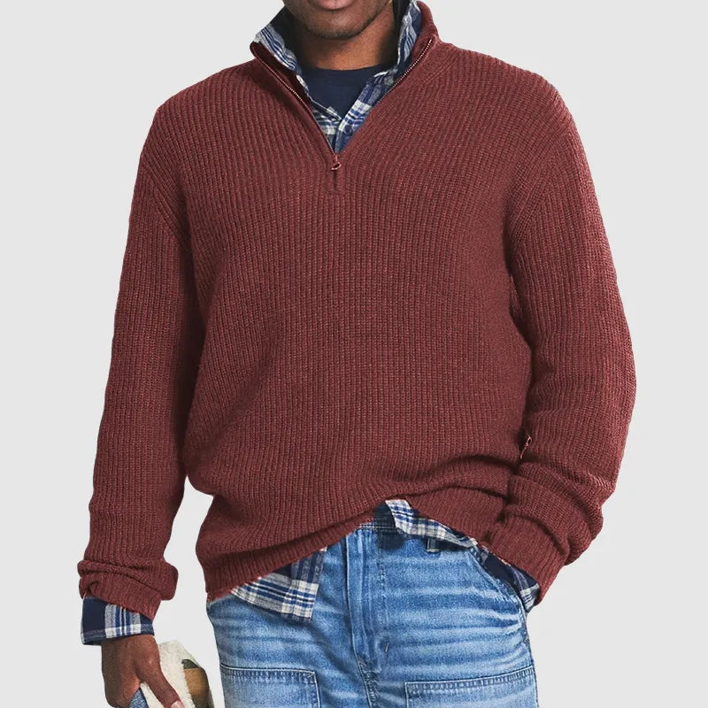 GEORGE | MEN’S CLASSIC LONG-SLEEVE KNIT SWEATER
