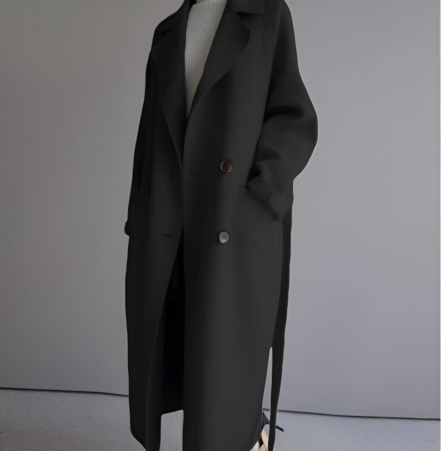 LILY | ELEGANT WINTER COAT WITH TUMMY COVERAGE