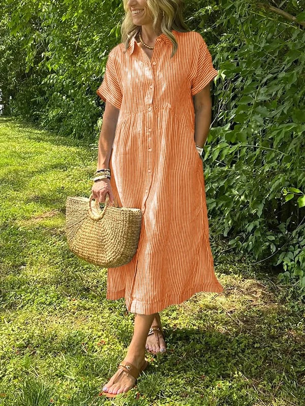 FABIENNA - ELEGANT TAILORED MAXI DRESS WITH TUMMY COVERAGE