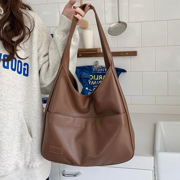 Ivy Minimalist Slouch Shoulder Bag