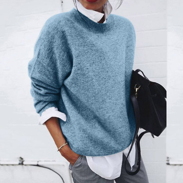 JULIE | SOFT AND WARM CASHMERE SWEATER WITH TUMMY COVERAGE
