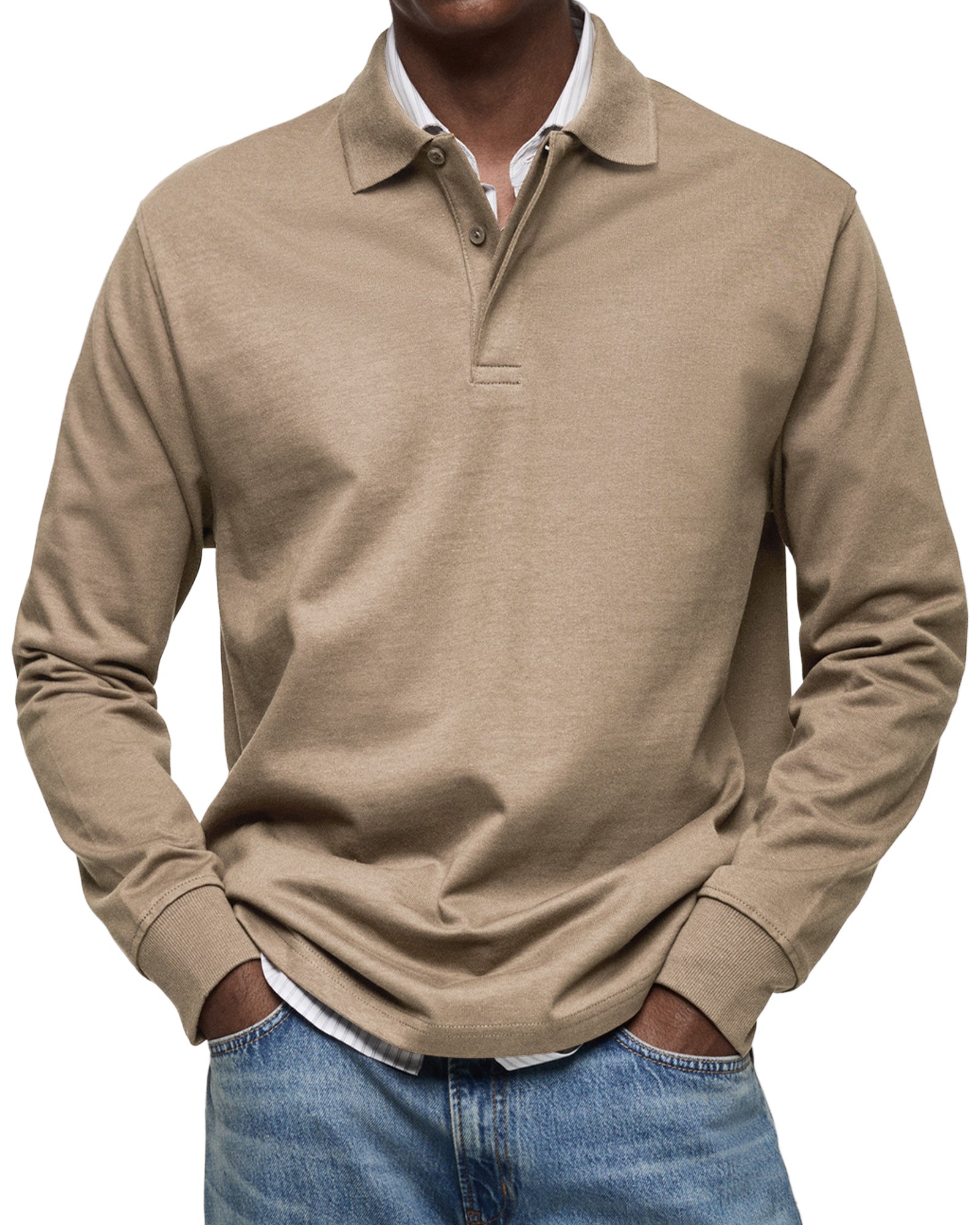 ALEXANDER – STYLISH LONG-SLEEVE POLO SHIRT