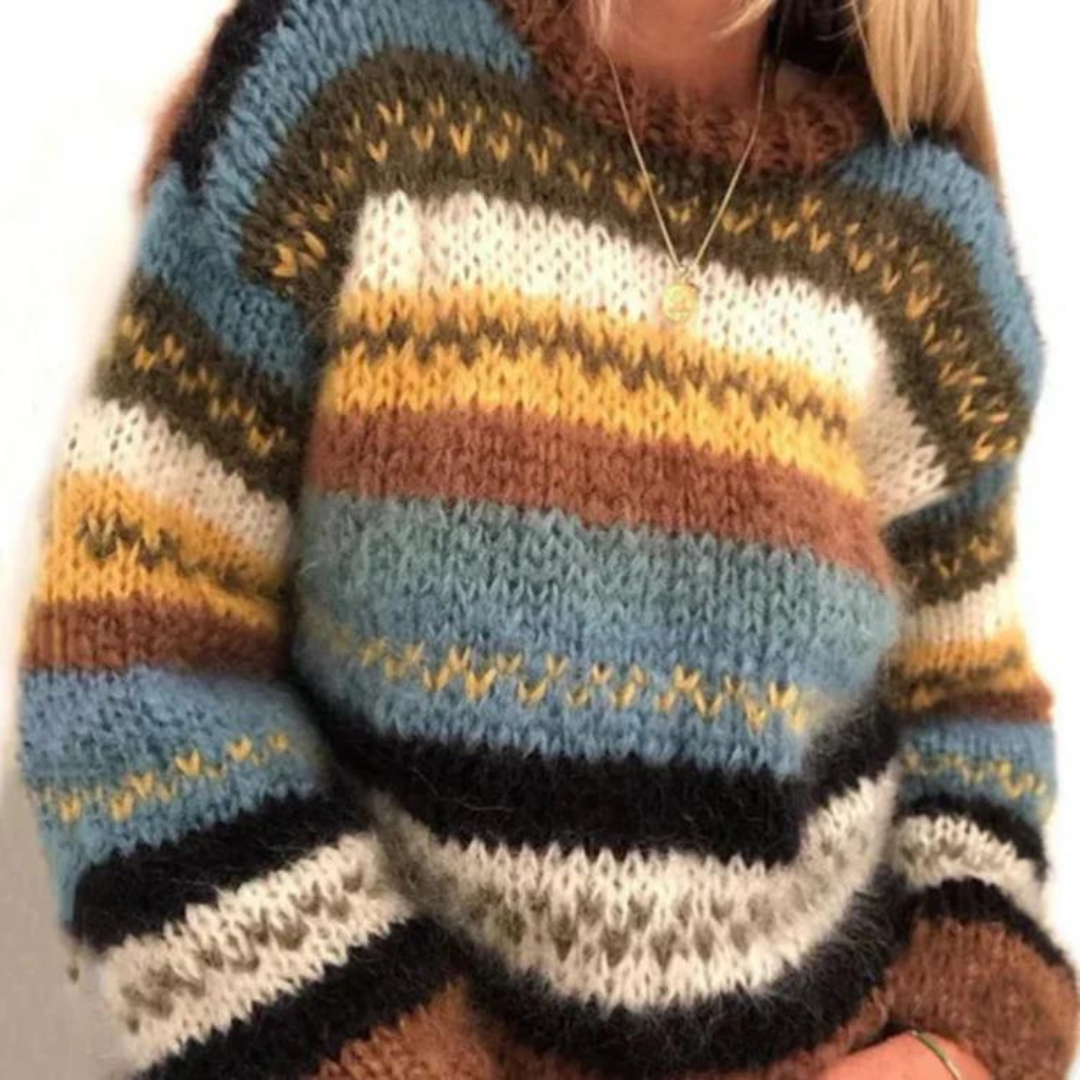 MARGARETES | NORDIC OVERSIZED KNIT SWEATER