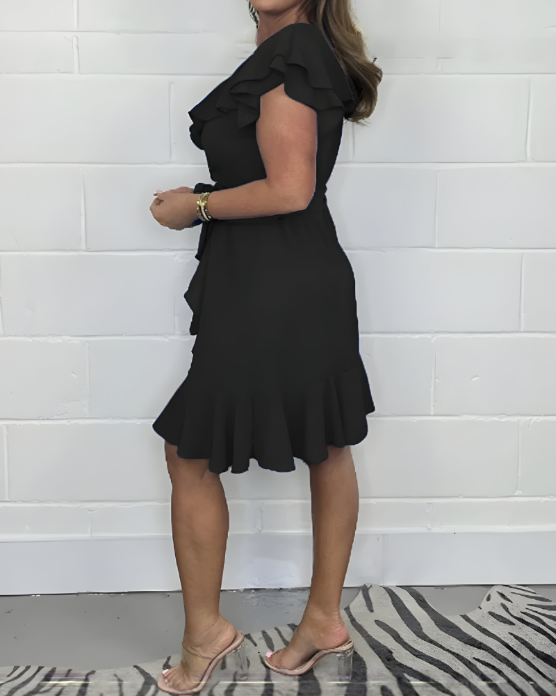 MEADOW - ELEGANT TUMMY-COVERING DRESS