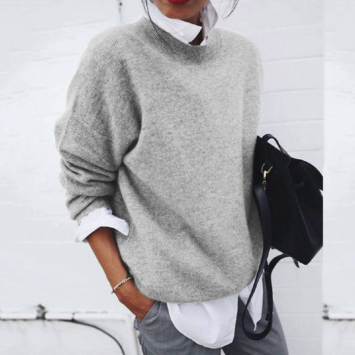 JULIE | SOFT AND WARM CASHMERE SWEATER WITH TUMMY COVERAGE