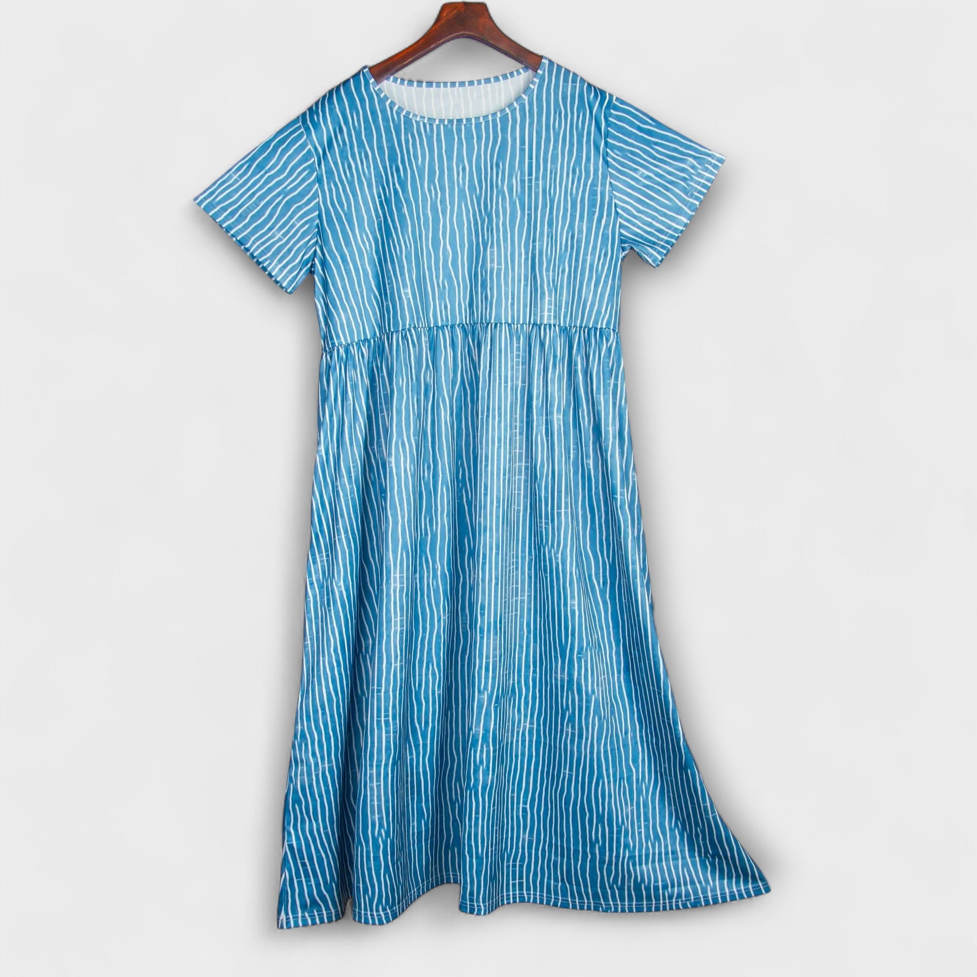 IVY - ELEGANT REGULAR FIT CHECKED DRESS