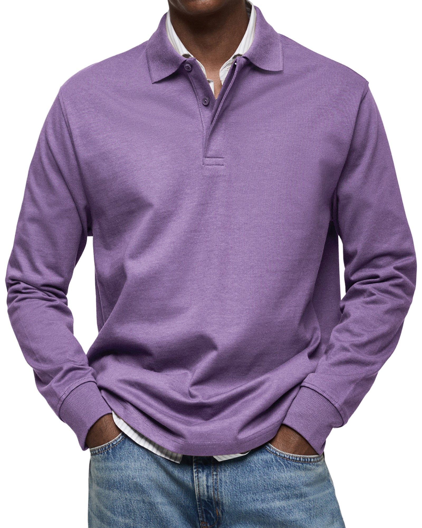 ALEXANDER – STYLISH LONG-SLEEVE POLO SHIRT