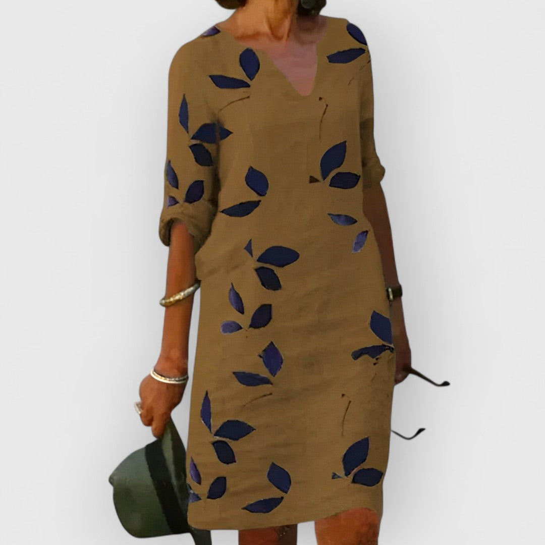 ELIZABETH - LUXURY FLORAL DRESS