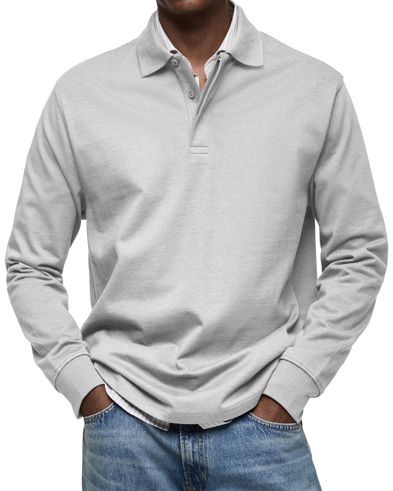 ALEXANDER – STYLISH LONG-SLEEVE POLO SHIRT