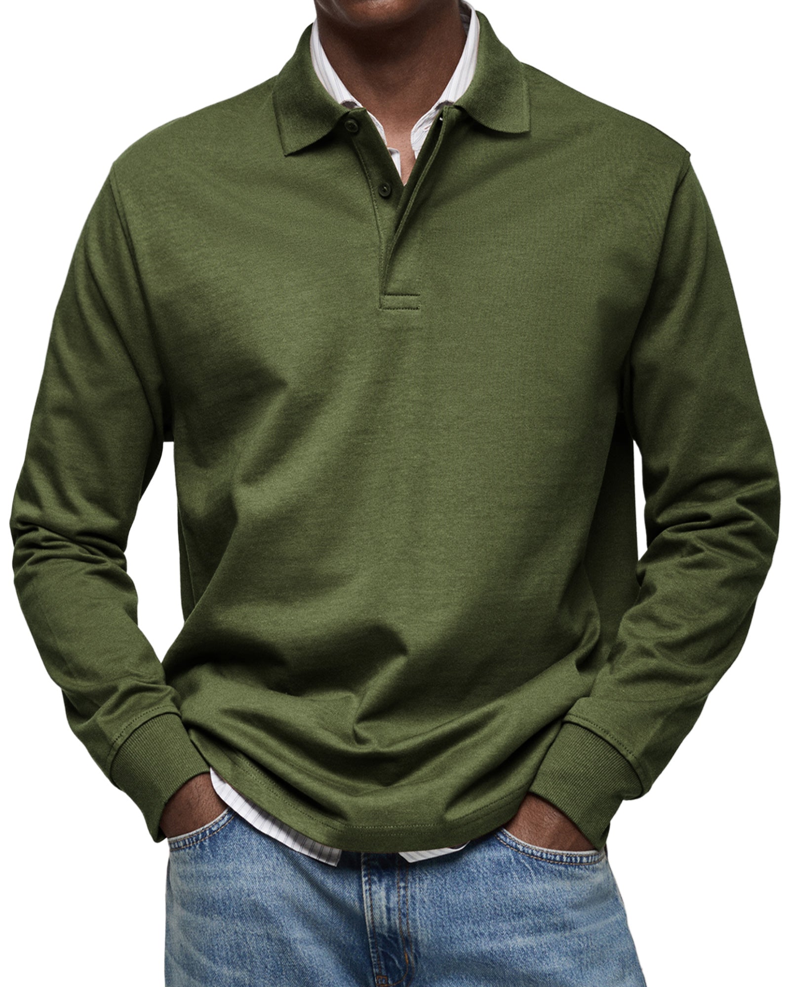 ALEXANDER – STYLISH LONG-SLEEVE POLO SHIRT