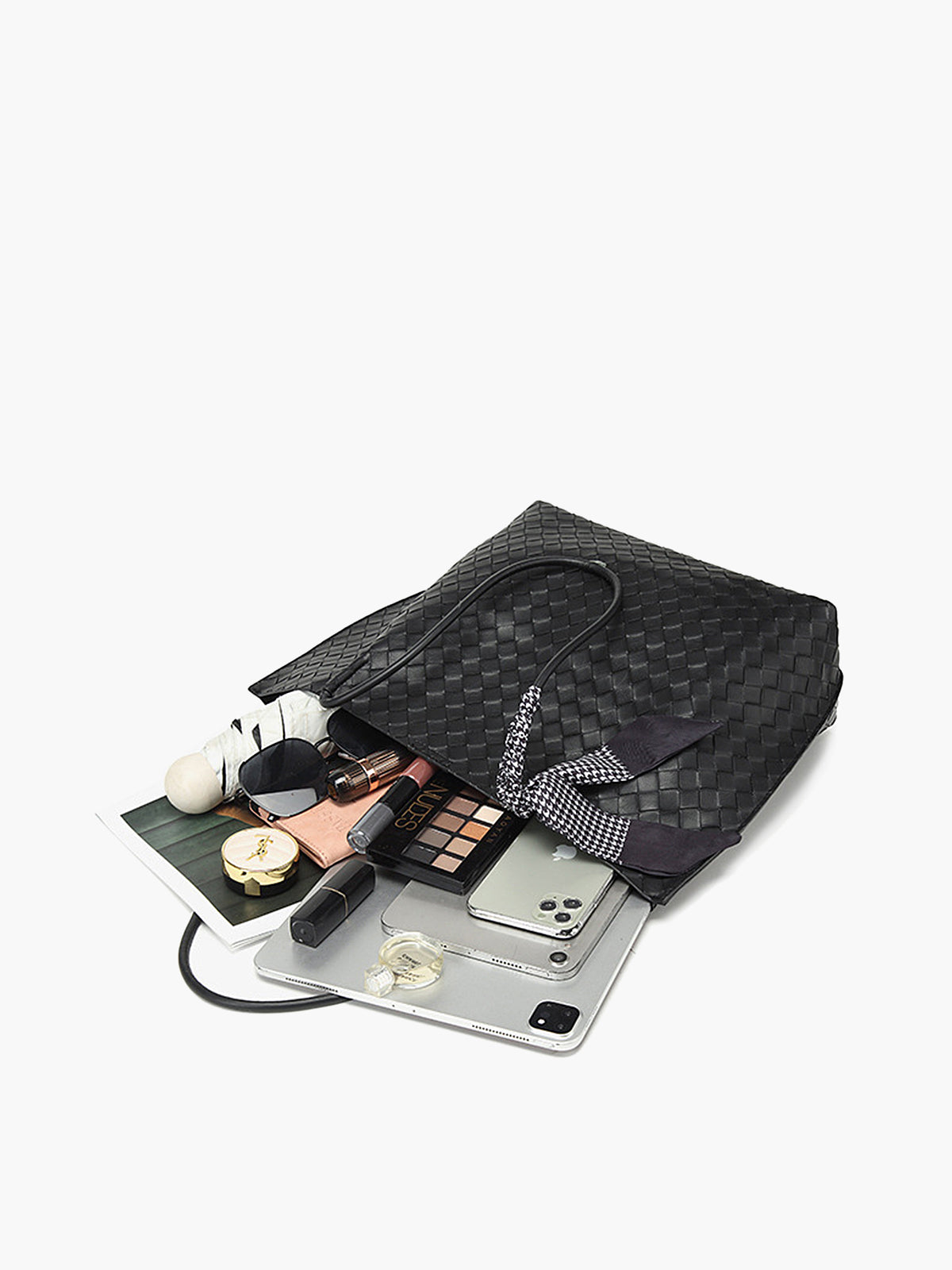 Ivy Large Braided Tote Bag