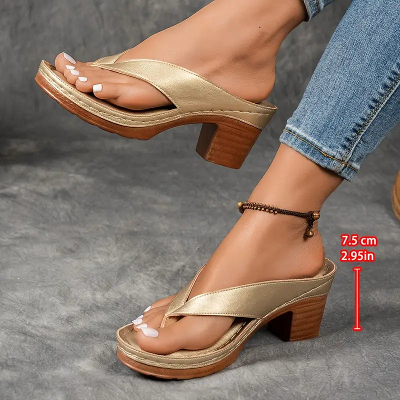Ivy Orthopaedic Slipper with Heel