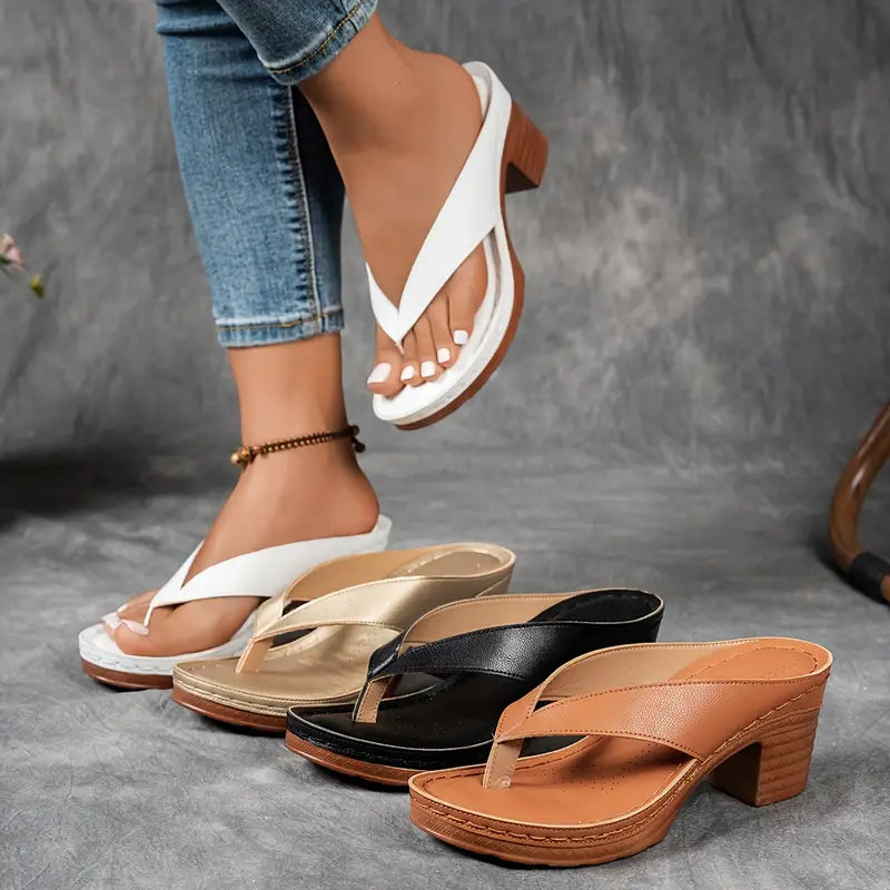 Ivy Orthopaedic Slipper with Heel