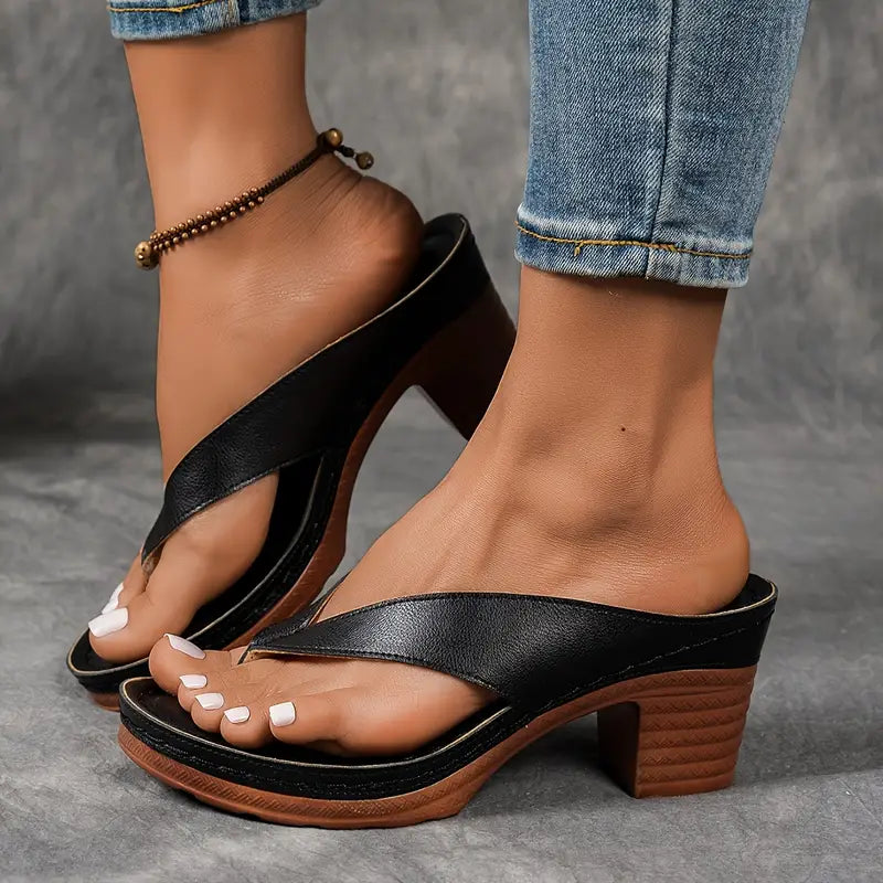 Ivy Orthopaedic Slipper with Heel