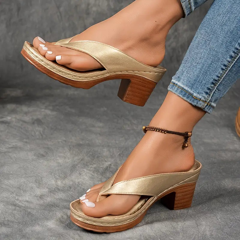 Ivy Orthopaedic Slipper with Heel