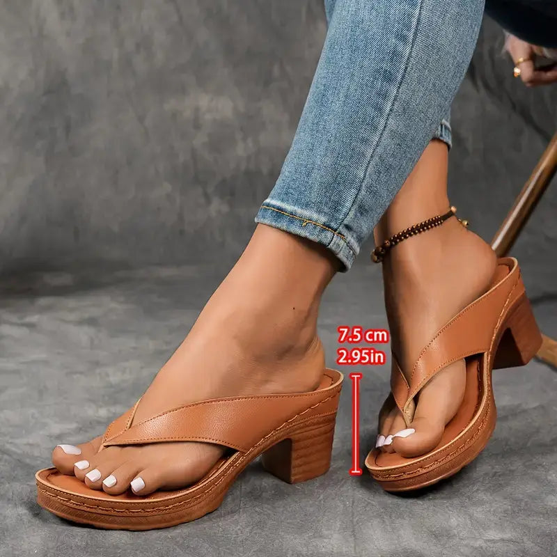 Ivy Orthopaedic Slipper with Heel
