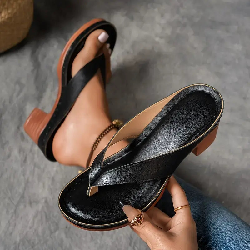 Ivy Orthopaedic Slipper with Heel