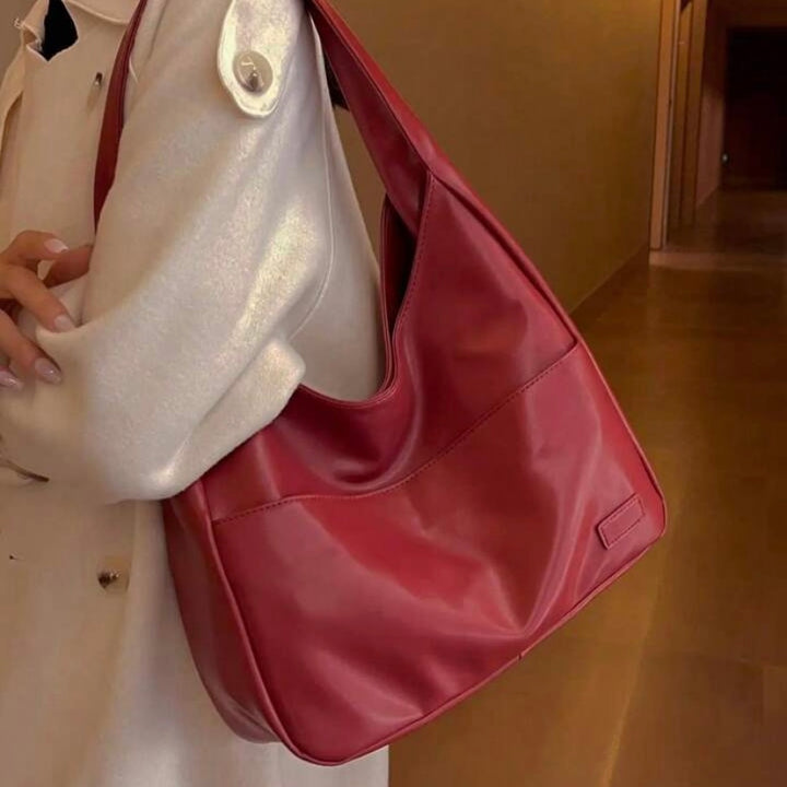 Ivy Minimalist Slouch Shoulder Bag