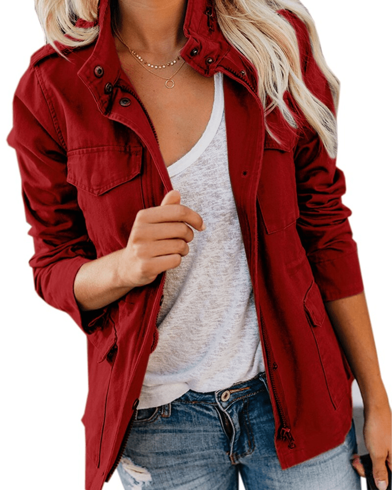 RONA | ELEGANT TRANSITIONAL TAILORED JACKET WITH TUMMY COVERAGE