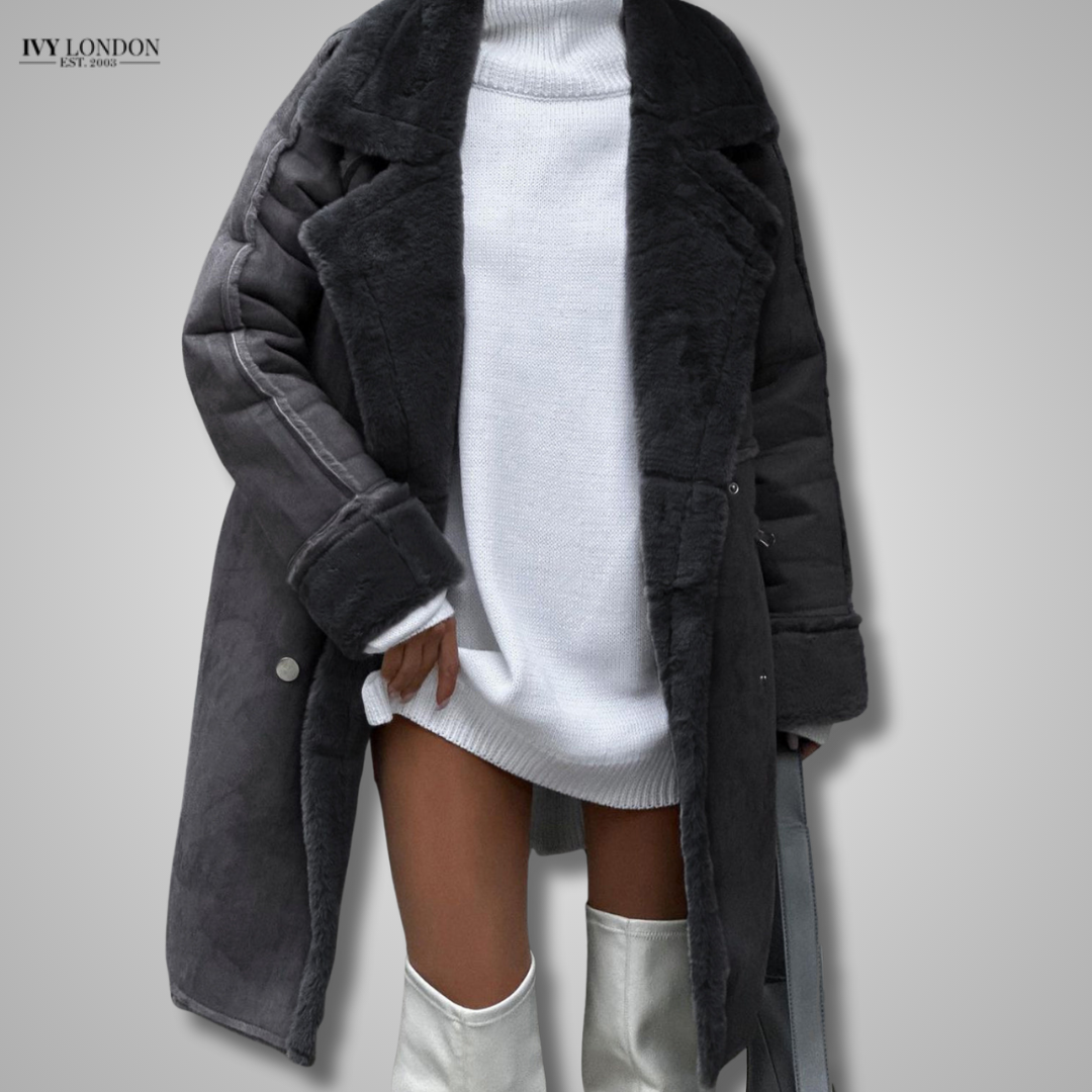 LESLIE | ELEGANT WINTER TEDDY COAT