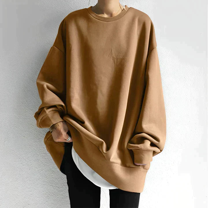 ALICE | WOMEN'S OVERSIZED TUNIC SWEATER WITH TUMMY COVERAGE