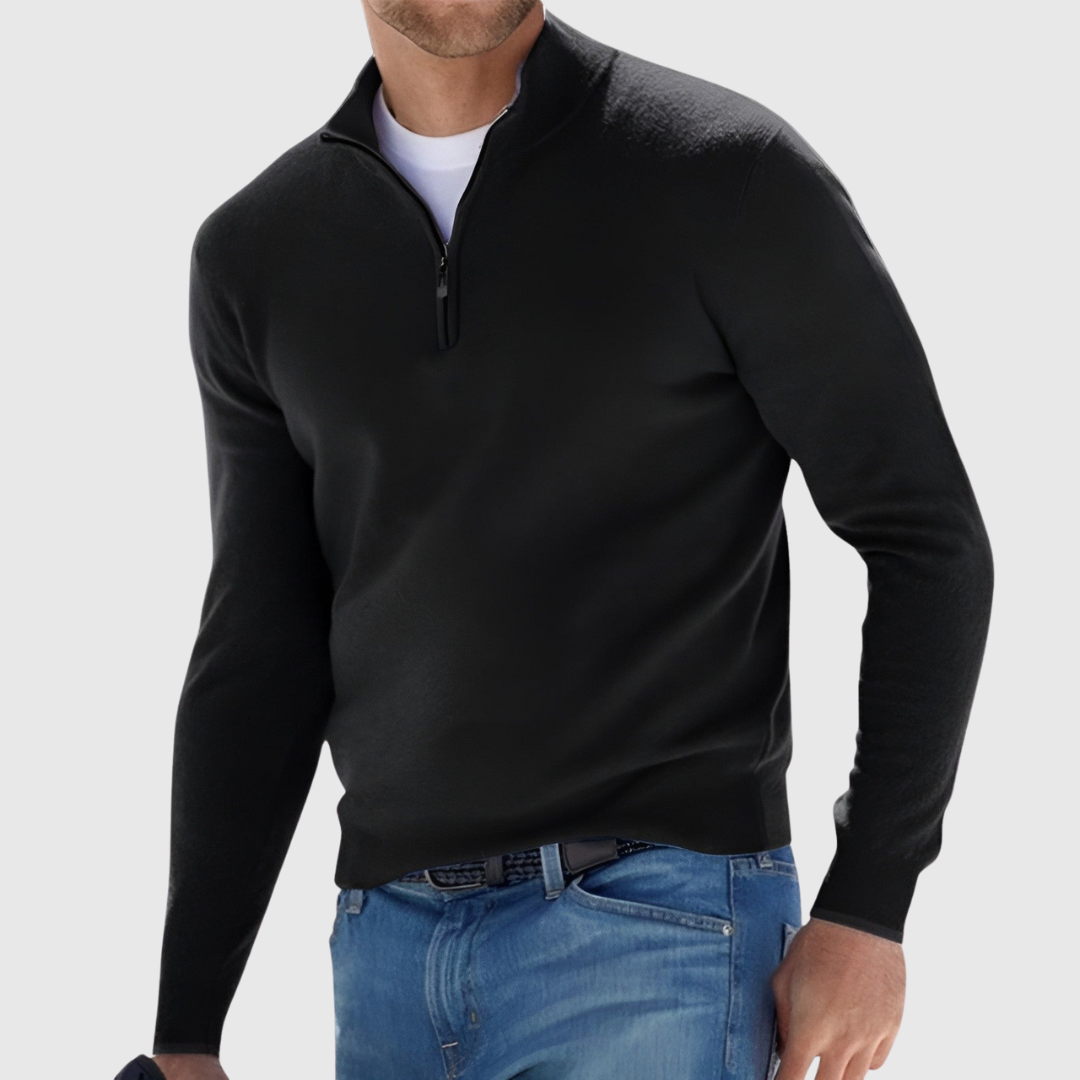 ADRIAN | LUXE ZIP-UP PULLOVER
