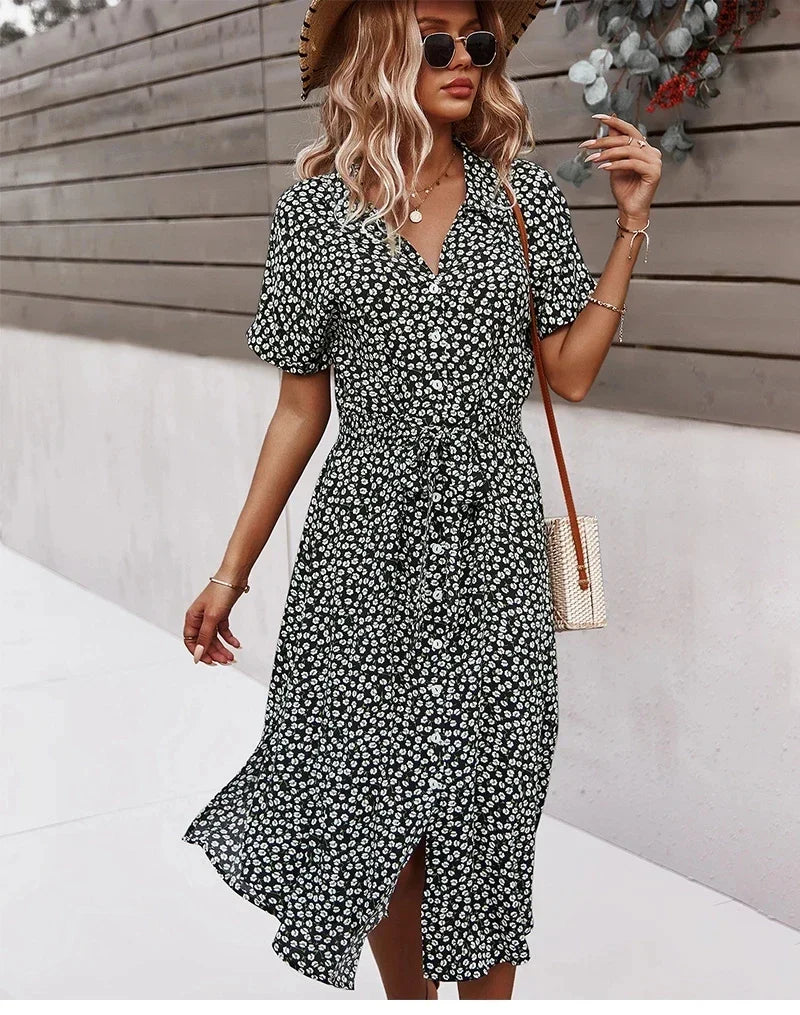 FLORENCE – COTTON-SPANDEX STRETCH DRESS