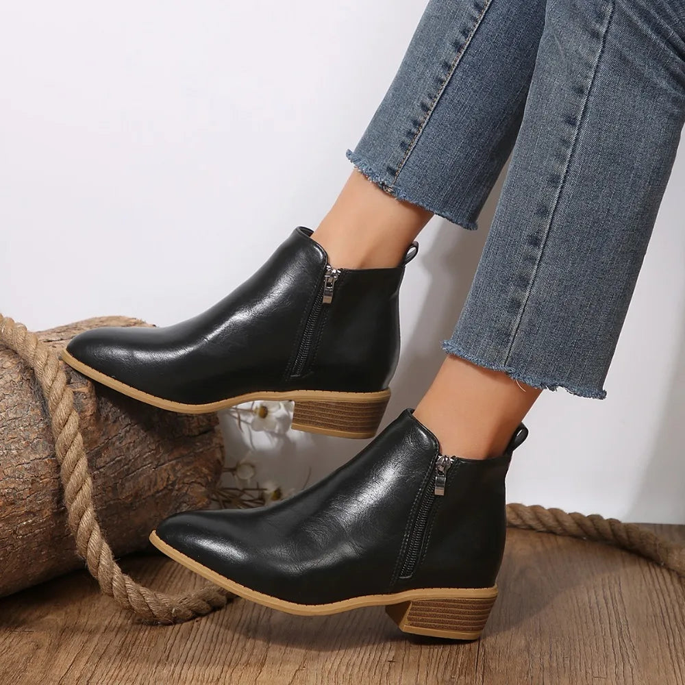 MEY | ORTHOPEDIC COMFORT ANKLE BOOTS