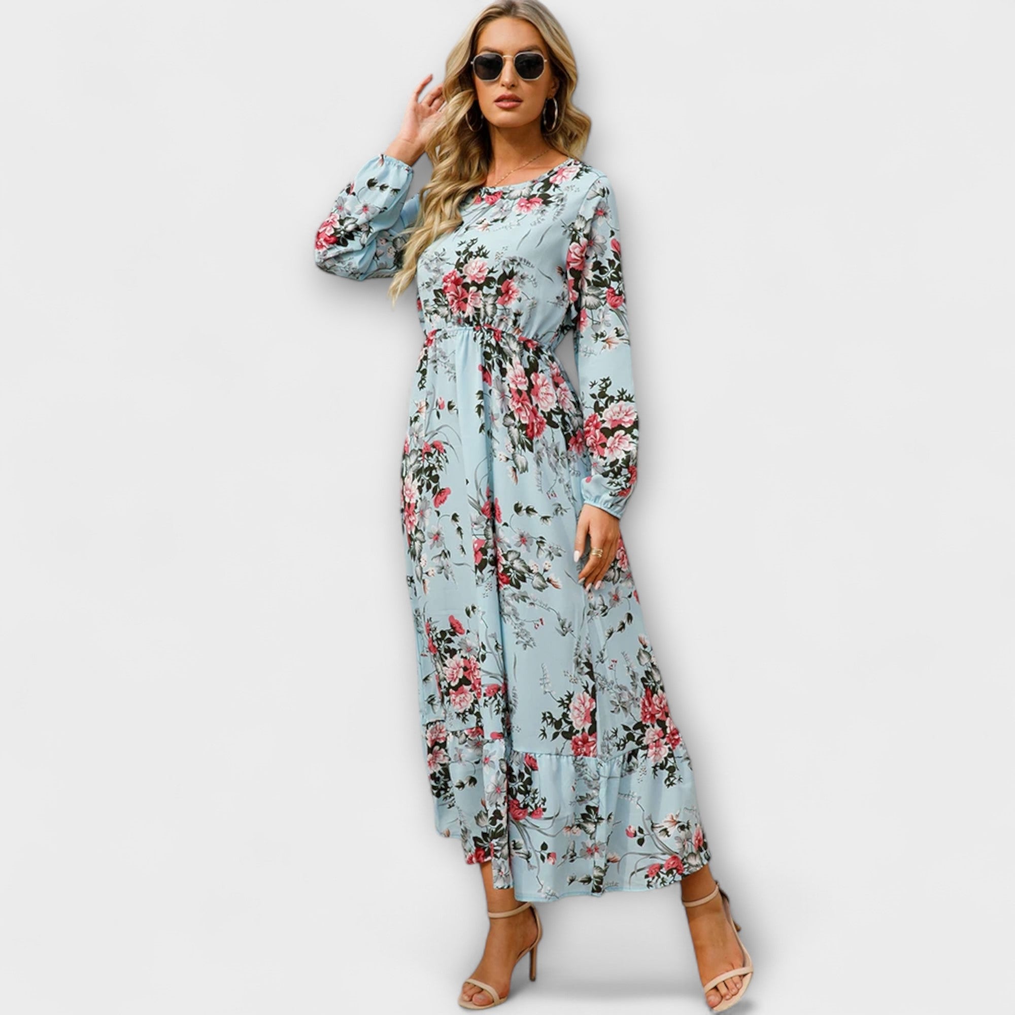 ELINA – BOHEMIAN RELAXED-FIT MAXI DRESS