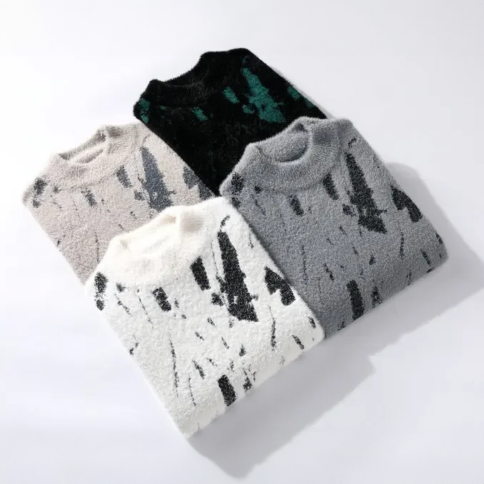 ALANA | ELEGANT WOMEN'S RELAXED-FIT BRUSHSTROKE SWEATER
