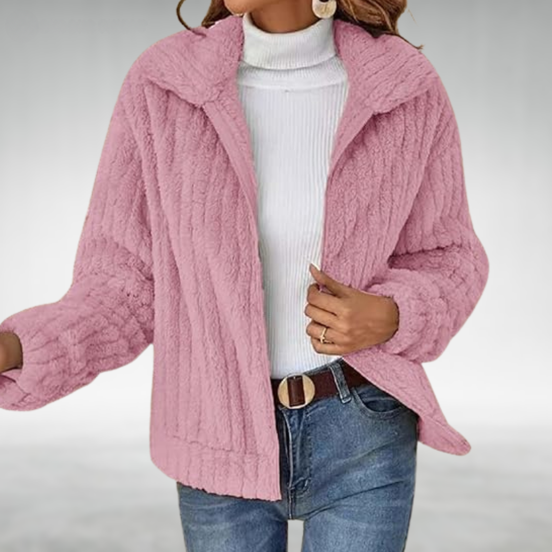 FREYA | COZY JACKET WITH RELAXED FIT AND ELEGANT TUMMY COVERAGE