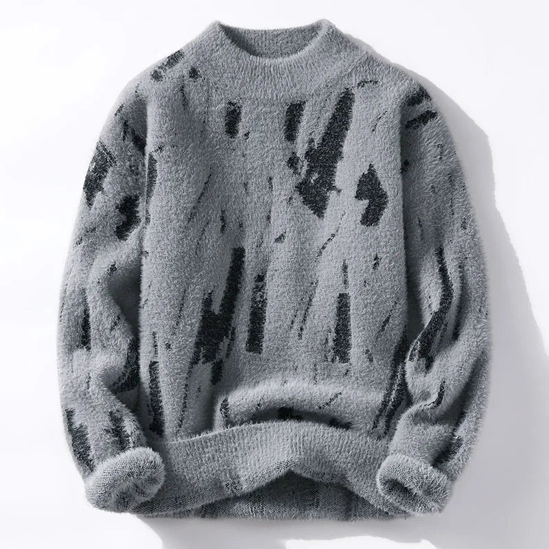 ALANA | ELEGANT WOMEN'S RELAXED-FIT BRUSHSTROKE SWEATER