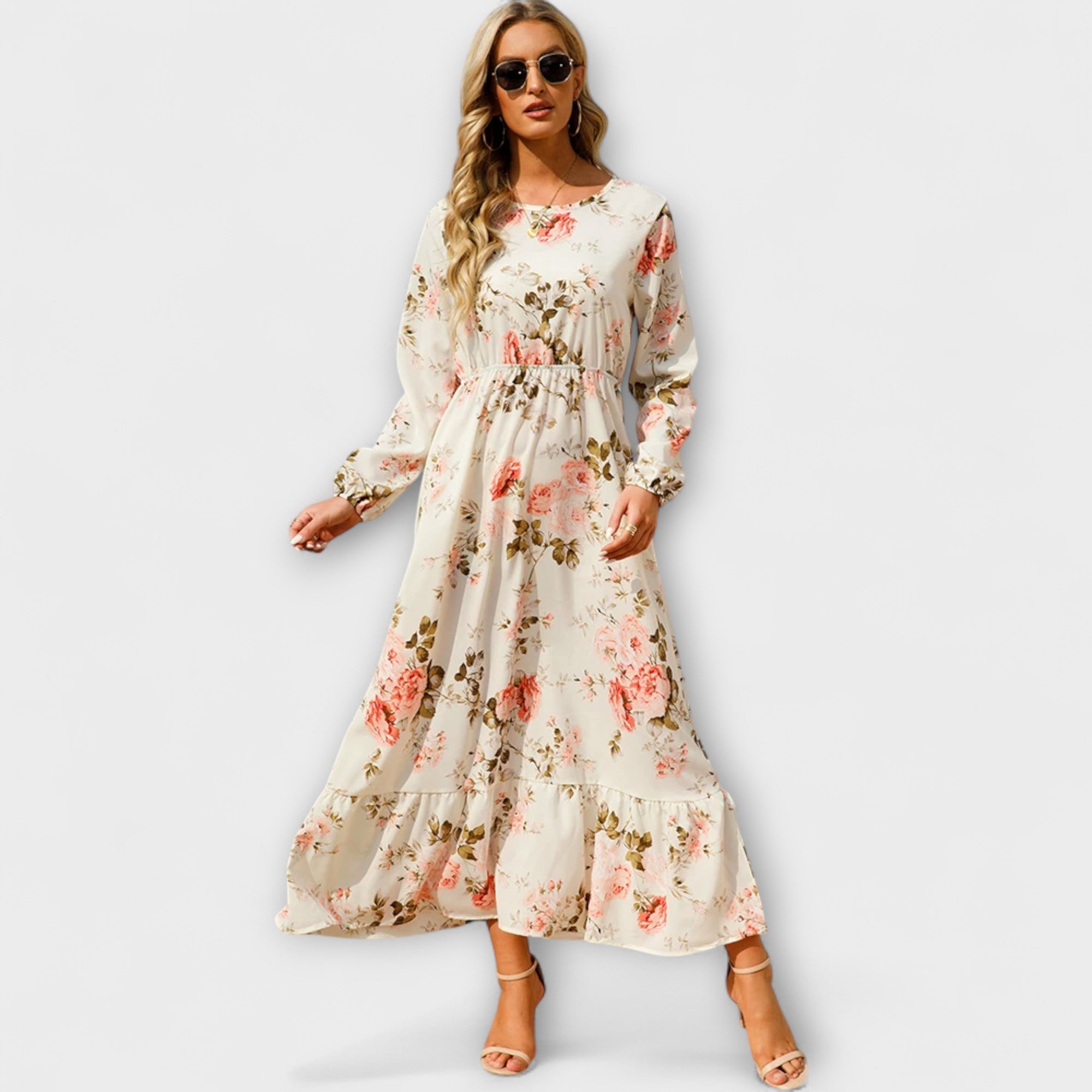ELINA – BOHEMIAN RELAXED-FIT MAXI DRESS