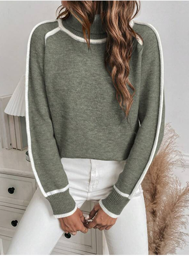 CHRISTINE | ELEGANT RELAXED-FIT TURTLENECK SWEATER