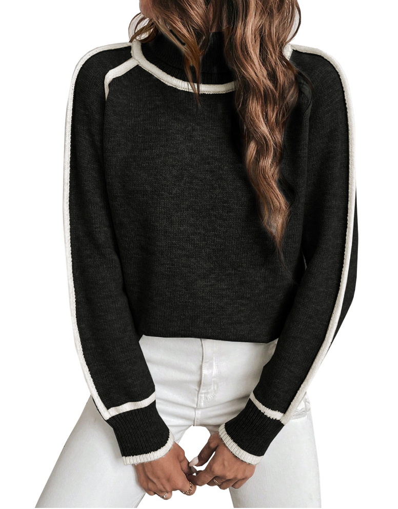 CHRISTINE | ELEGANT RELAXED-FIT TURTLENECK SWEATER