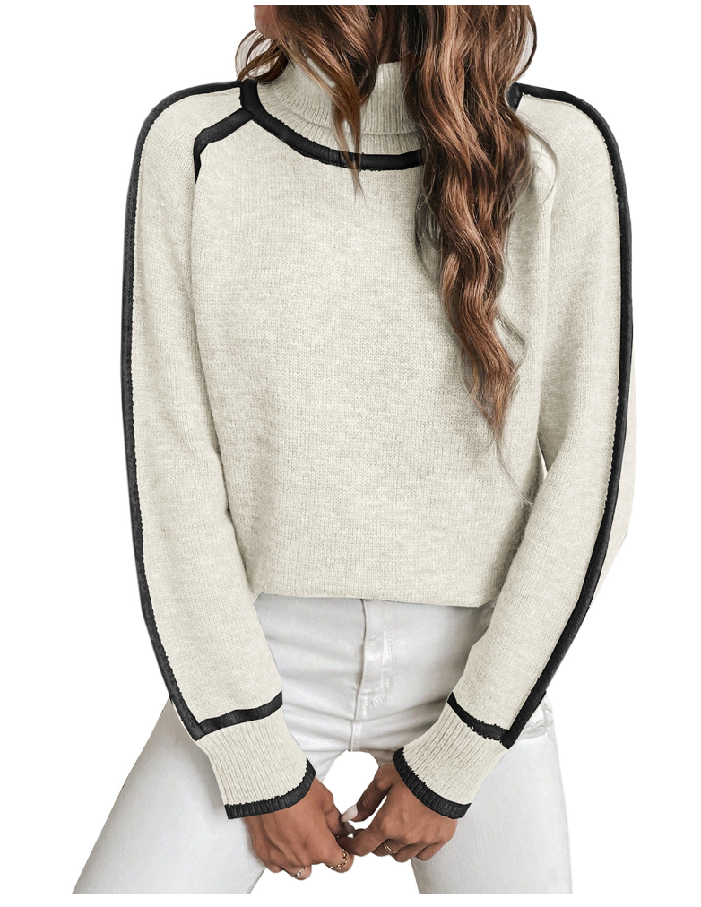 CHRISTINE | ELEGANT RELAXED-FIT TURTLENECK SWEATER