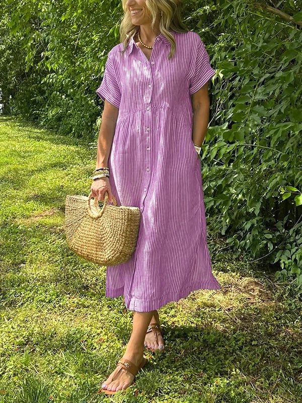 FABIENNA - ELEGANT TAILORED MAXI DRESS WITH TUMMY COVERAGE