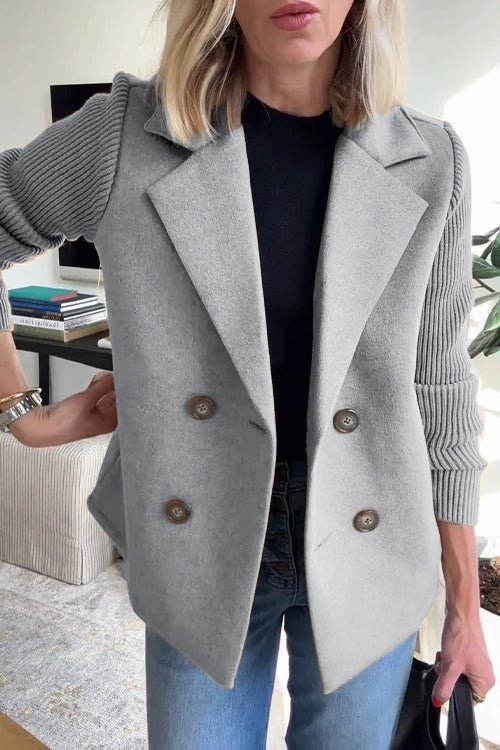 ROSE | ELEGANT GRACEFUL KNIT BLAZER WITH TUMMY COVERAGE