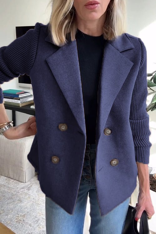 ROSE | ELEGANT GRACEFUL KNIT BLAZER WITH TUMMY COVERAGE