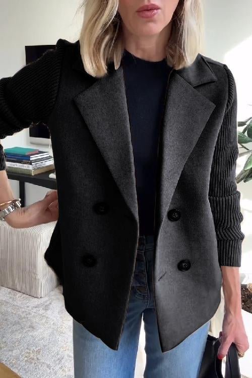ROSE | ELEGANT GRACEFUL KNIT BLAZER WITH TUMMY COVERAGE