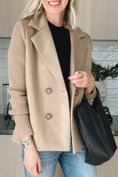 ROSE | ELEGANT GRACEFUL KNIT BLAZER WITH TUMMY COVERAGE