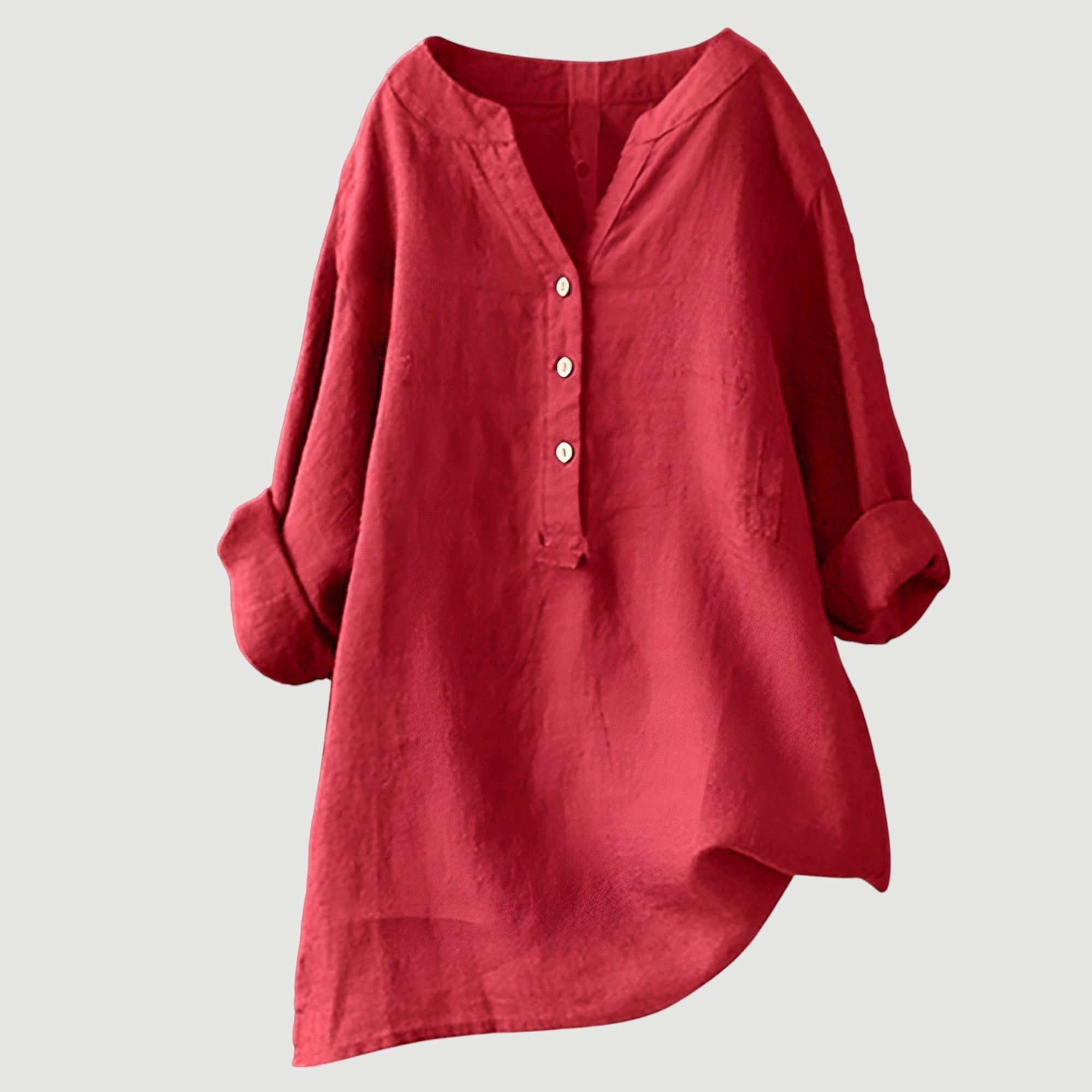 VICTORIA – ELEGANT RELAXED-FIT LINEN SHIRT