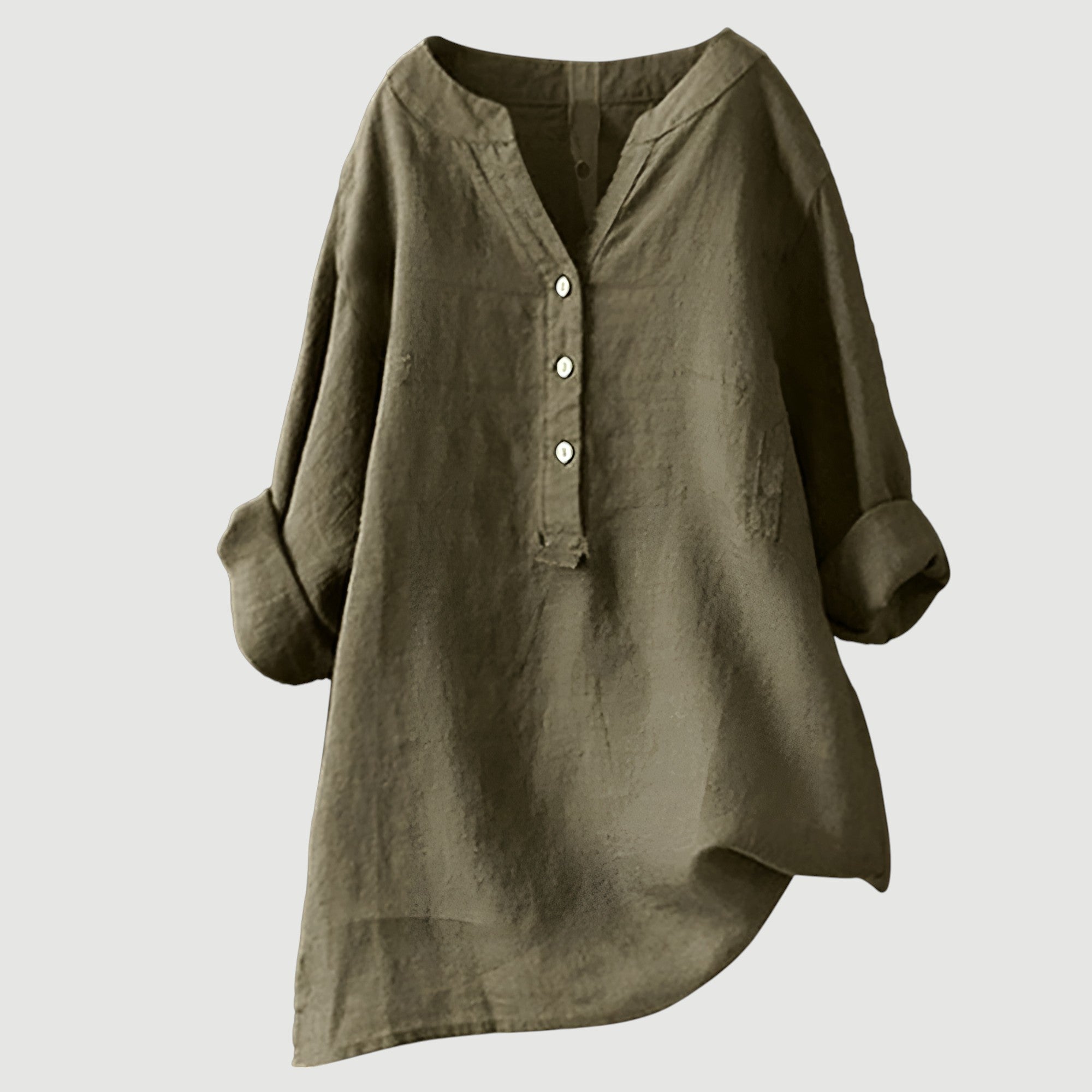 VICTORIA – ELEGANT RELAXED-FIT LINEN SHIRT