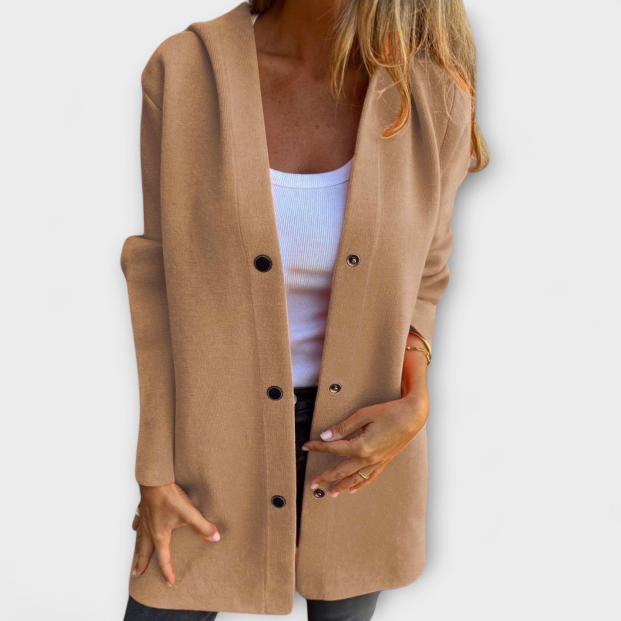 JASMINE | RELAXED-FIT STYLISH HOODED JACKET