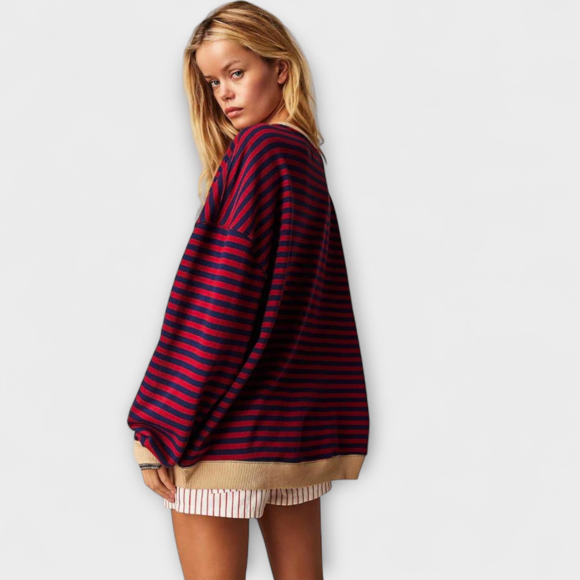 MARY | RELAXED-FIT STRIPED SWEATER
